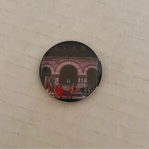 Rush Moving Pictures Vintage Pinback Badge Button Rush Rock Band Memorabilia